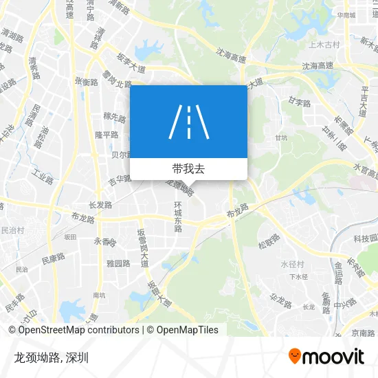 龙颈坳路地图