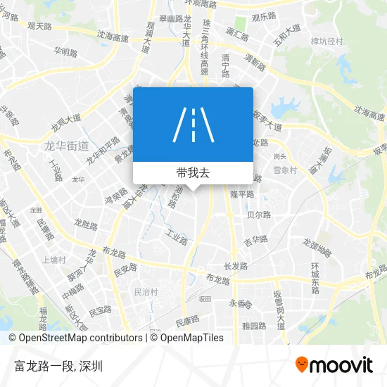 富龙路一段地图