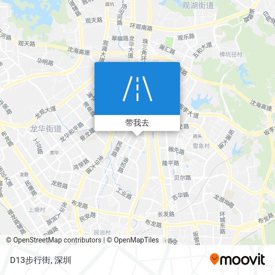 D13步行街地图