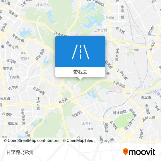 甘李路地图