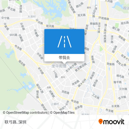 联弓路地图