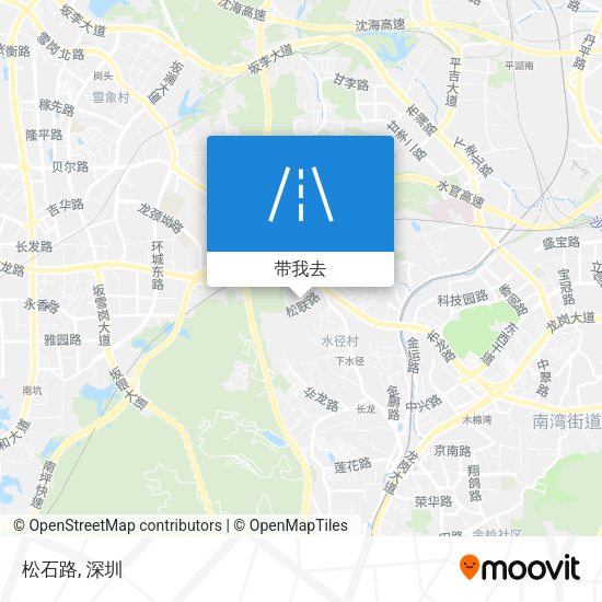 松石路地图