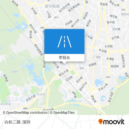 白松二路地图