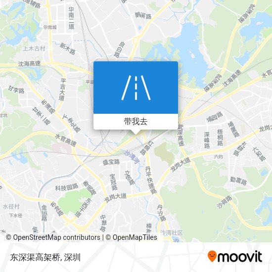 东深渠高架桥地图