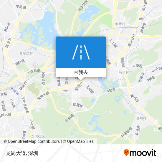 龙岗大道地图