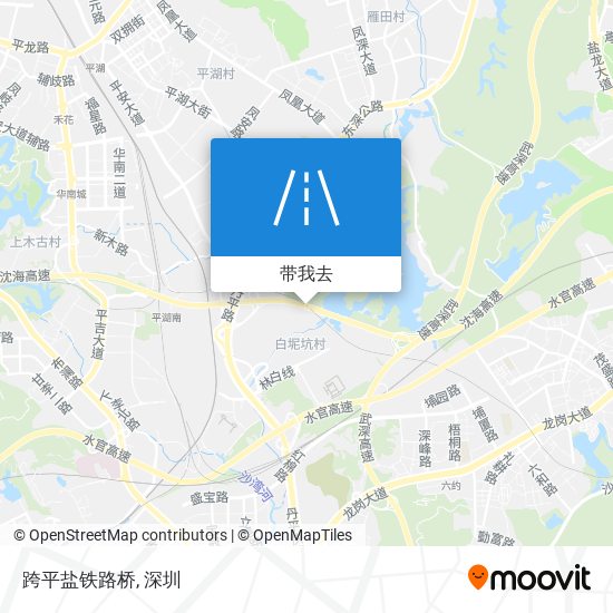 跨平盐铁路桥地图