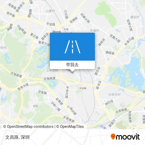 文昌路地图