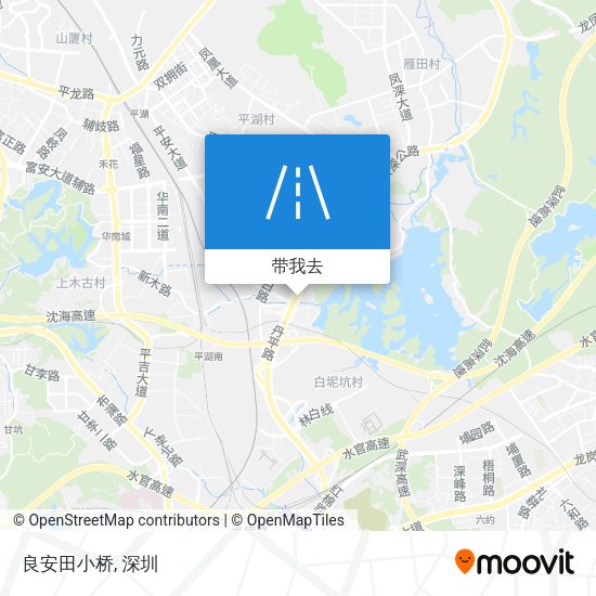 良安田小桥地图