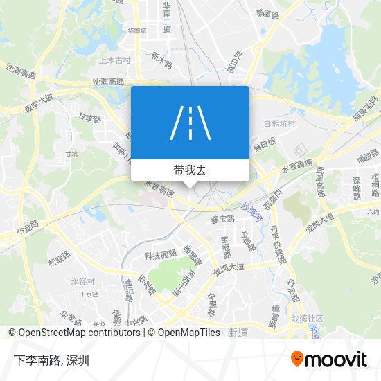 下李南路地图