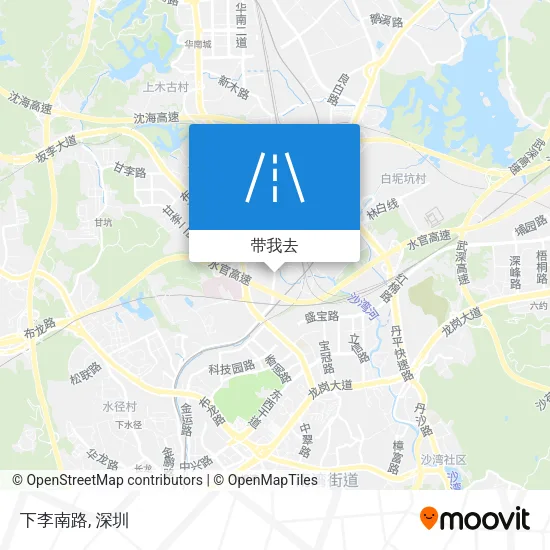 下李南路地图