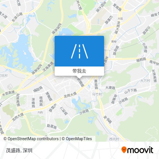 茂盛路地图