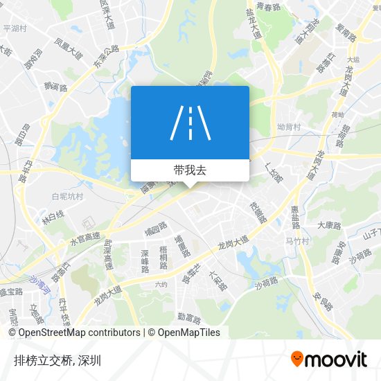 排榜立交桥地图