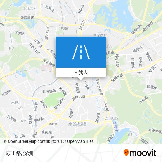 康正路地图