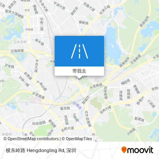 横东岭路 Hengdongling Rd地图