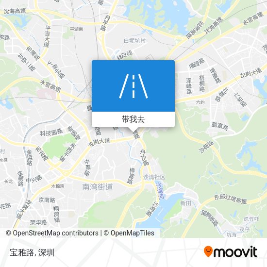 宝雅路地图