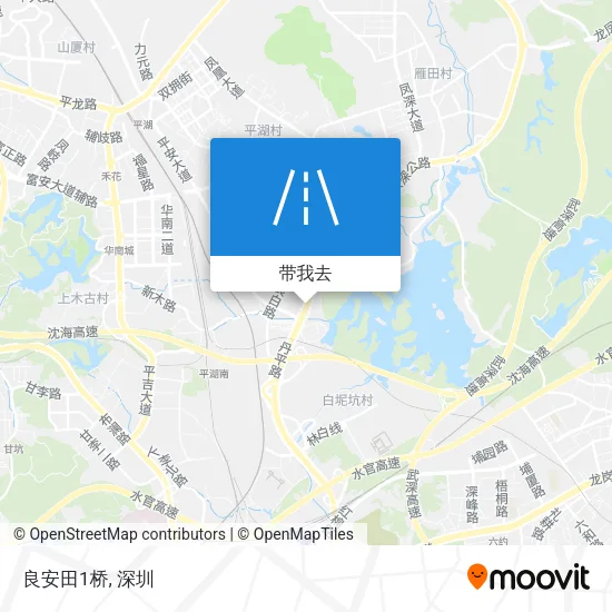 良安田1桥地图