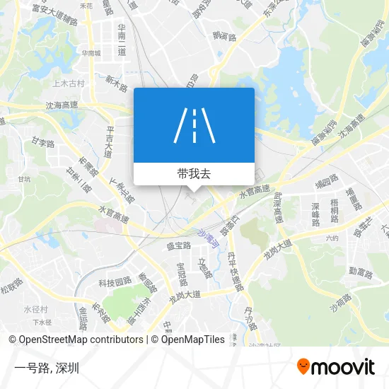 一号路地图
