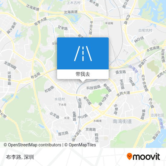布李路地图