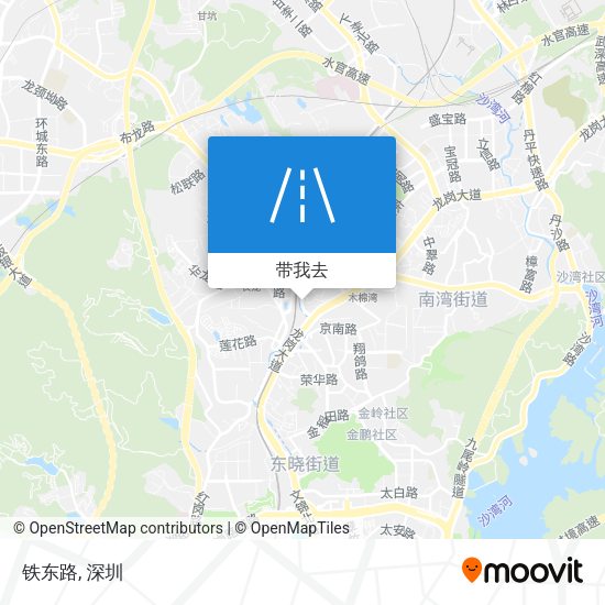 铁东路地图