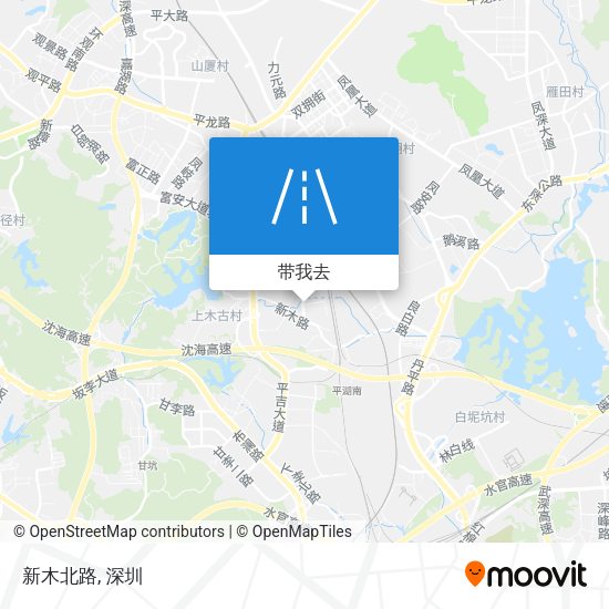 新木北路地图