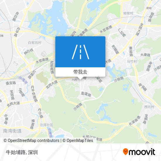 牛始埔路地图
