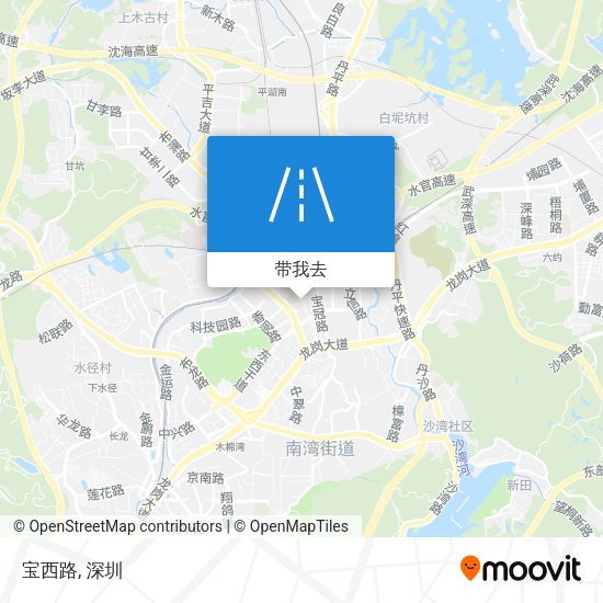 宝西路地图