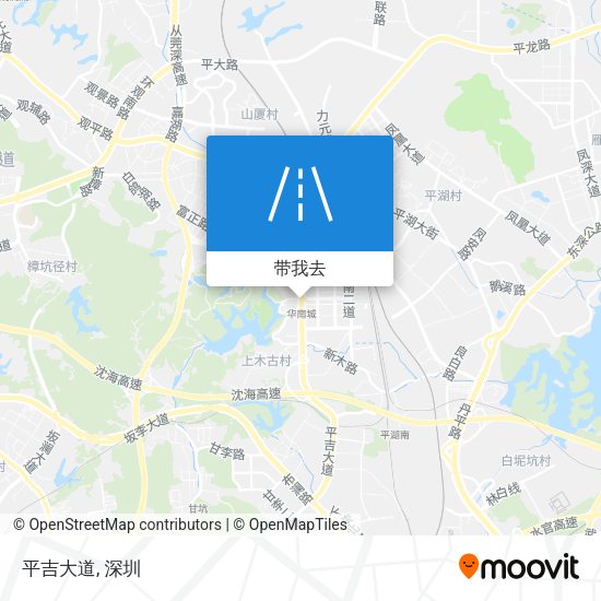平吉大道地图