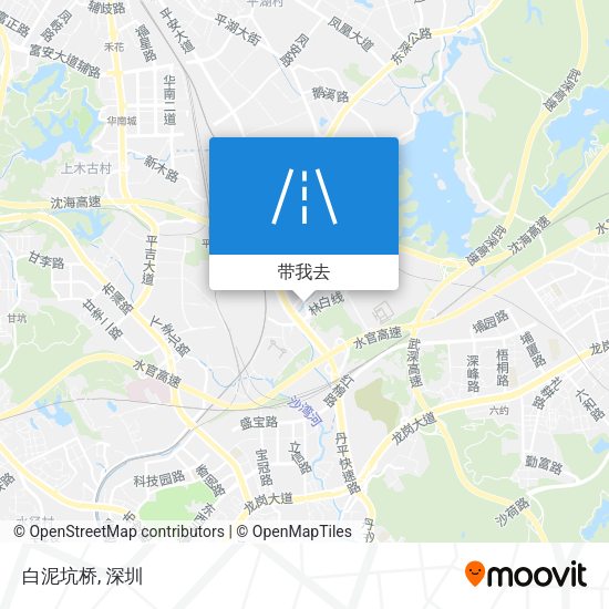 白泥坑桥地图