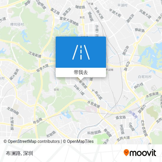 布澜路地图