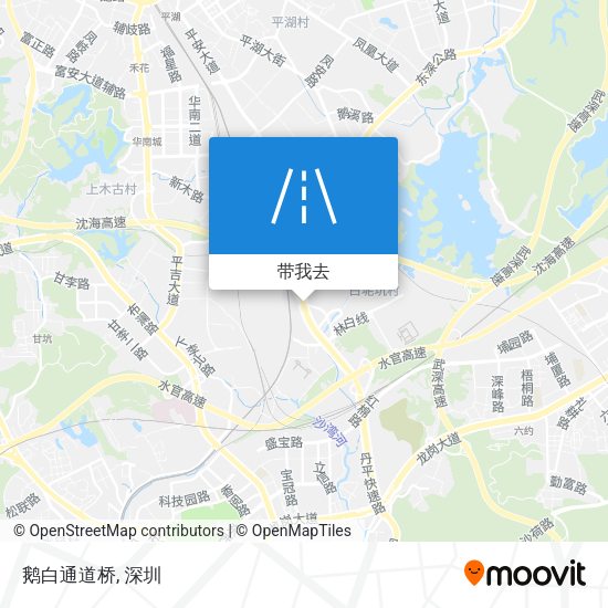 鹅白通道桥地图