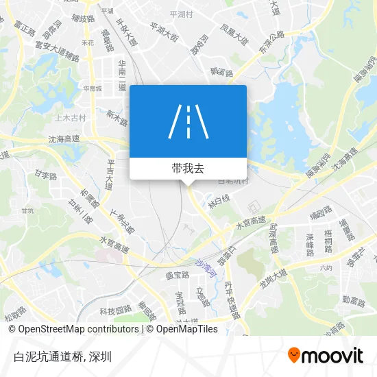 白泥坑通道桥地图