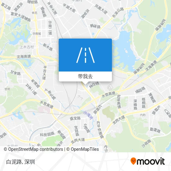 白泥路地图