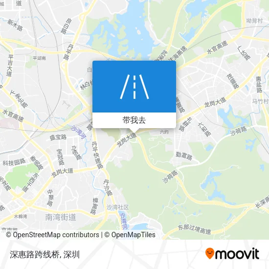 深惠路跨线桥地图