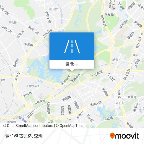 黄竹径高架桥地图