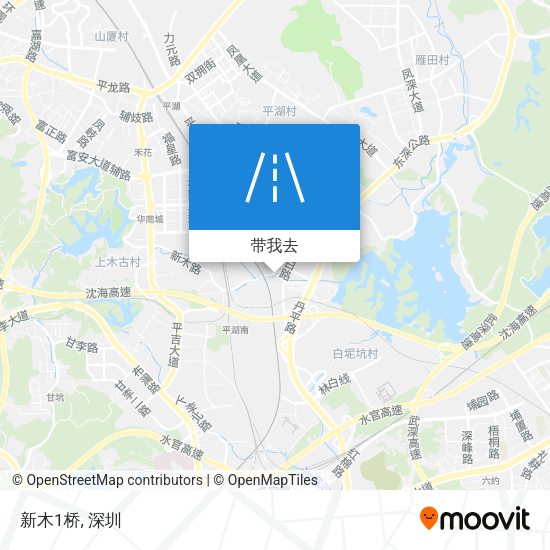 新木1桥地图