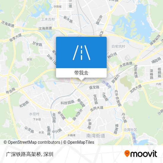 广深铁路高架桥地图