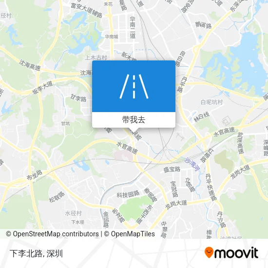 下李北路地图