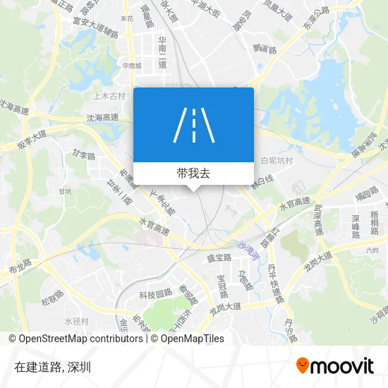 在建道路地图