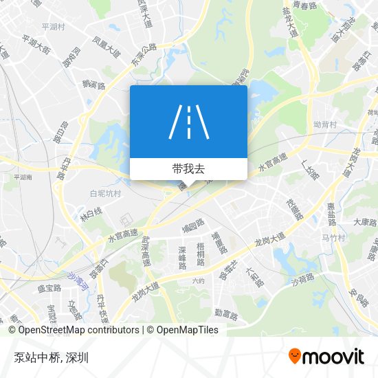 泵站中桥地图
