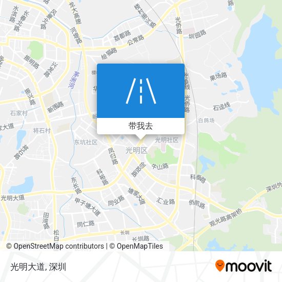 光明大道地图