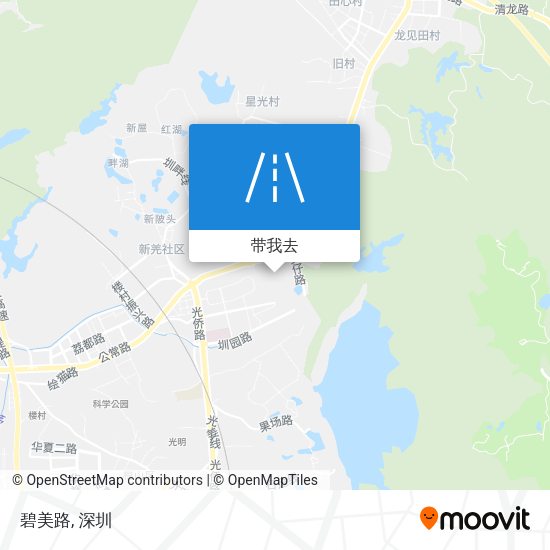 碧美路地图