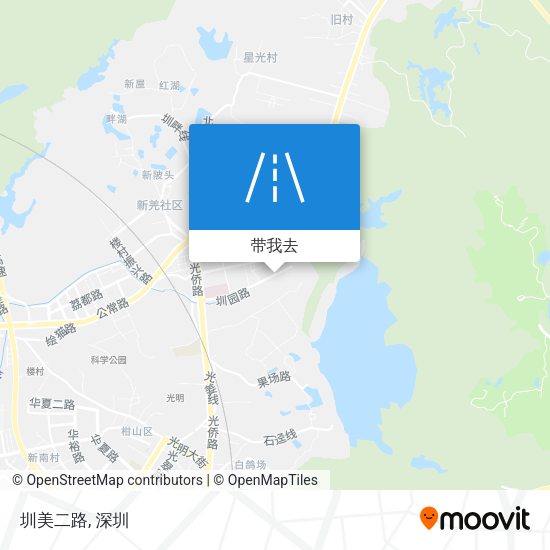 圳美二路地图