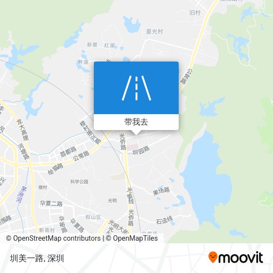 圳美一路地图