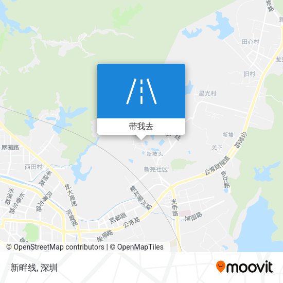 新畔线地图
