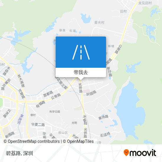 碧荔路地图