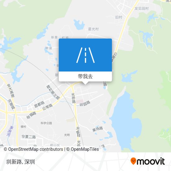 圳新路地图
