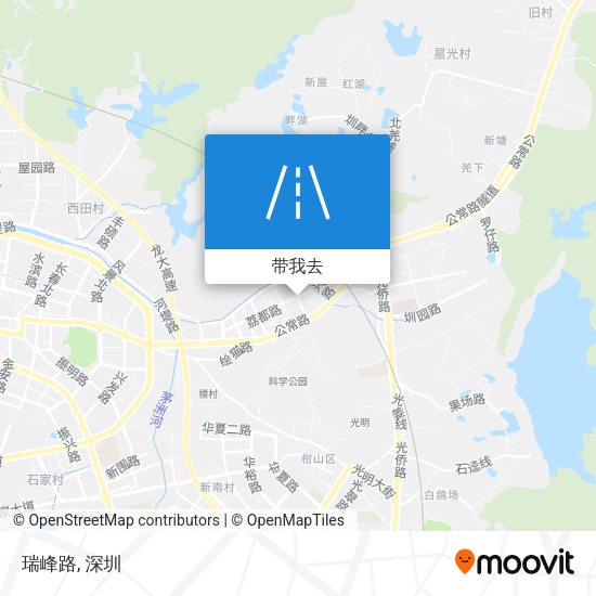 瑞峰路地图