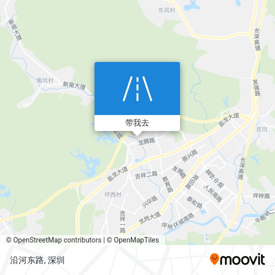 沿河东路地图