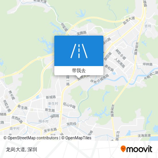 龙岗大道地图