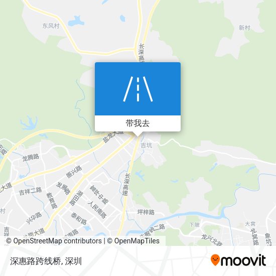 深惠路跨线桥地图